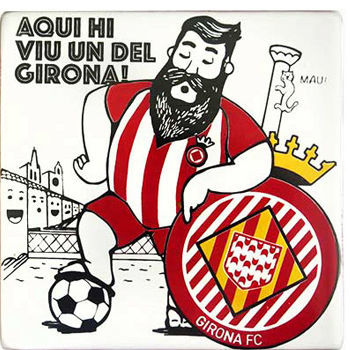 Carrelage en céramique - GIRONA FC - Bussoga - imprimé / d'intérieur / d'extérieur