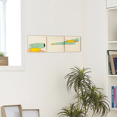 Carrelage en céramique - HOM­BRE BALA - Bussoga - émaillé / d'intérieur / mural