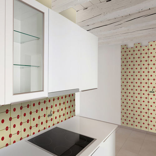 Carrelage en céramique émaillée - OLE - Bussoga - brillant / émaillé / d'intérieur