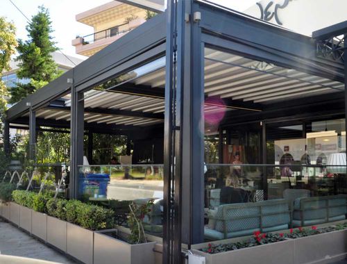 Fenêtre en aluminium - RW 80 E - Salinox - à guillotine / électrique / pour bâtiment tertiaire