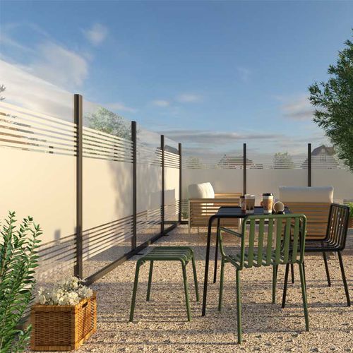 Panneau pare-vent en verre - SYSTEM WB 30 / 60  - Salinox - en aluminium / professionnel