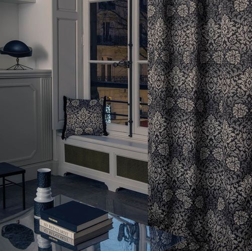 Tissu pour rideaux - GRANDIOSO : GALORE - FR-One - damas / polyester FR / lavable