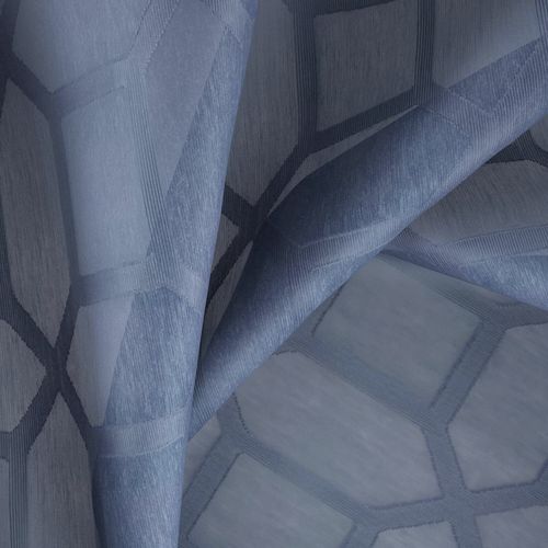 Voilage à motif géométrique - OLE : ODIN - FR-One - en polyester / lavable / jacquard