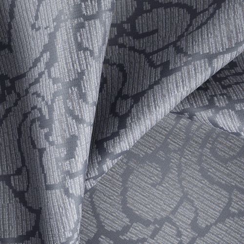 Tissu pour rideaux - OBLIX : OPAL - FR-One - damas / polyester FR / lavable