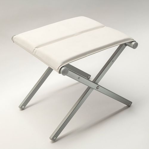 Tabouret contemporain - HOCKEY PREMIUM - RED SRL - en tissu / avec piètement en aluminium anodisé / pliant