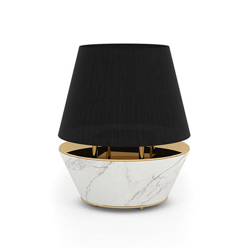 Lampe de table - Ying - BITANGRA - en laiton poli / en marbre / contemporaine