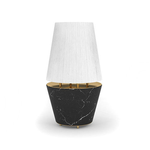 Lampe de table - Yang - BITANGRA - en laiton poli / en marbre / contemporaine