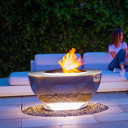 Brasero de jardin en inox - CHALICE - DAVID HARBER