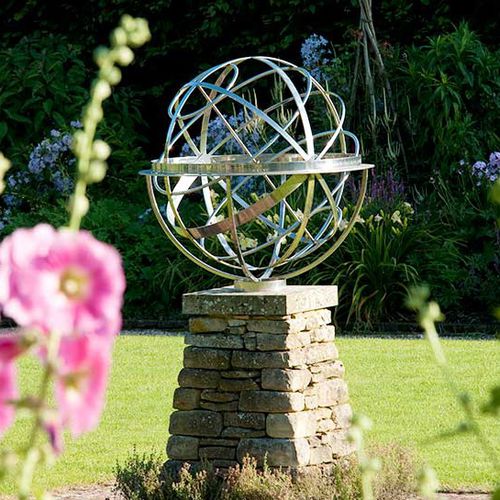 Sculpture en inox - ARMILLARY SPHERE - DAVID HARBER - de jardin / pour espace public