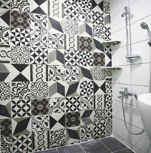 Carreau de ciment mat - CHIC - Viet Tiles Corporation - d'intérieur / de sol / mural