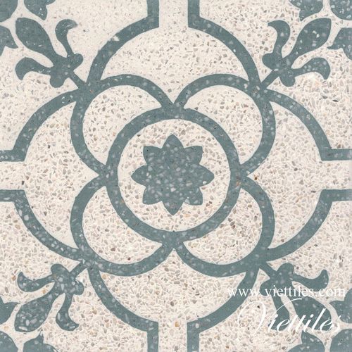 Carreau de ciment aspect terrazzo - VT20-004 - Viet Tiles Corporation - mat / d'intérieur / de sol