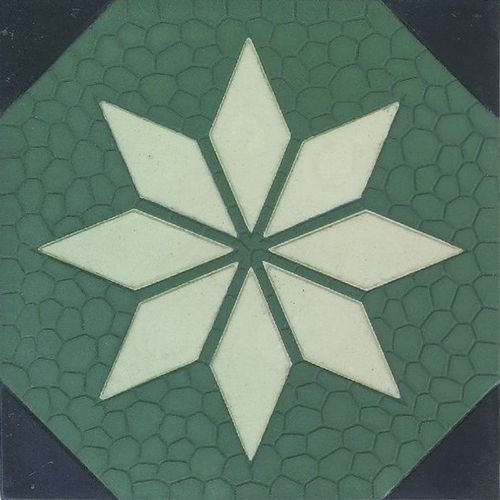 Carreau de ciment d'intérieur - V20R-12 - Viet Tiles Corporation - de sol / mural / à motif géométrique
