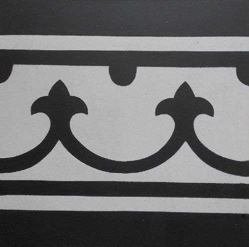 Frise en ciment - V20B-002 & V20C-002 - Viet Tiles Corporation - murale / au sol