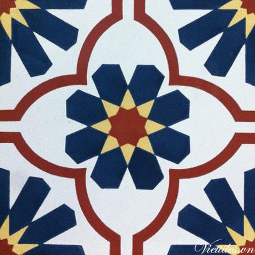 Carreau de ciment mat - V20-106 - Viet Tiles Corporation - d'intérieur / de sol / mural