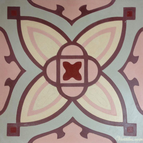 Carreau de ciment mat - V20-117 - Viet Tiles Corporation - d'intérieur / de sol / mural