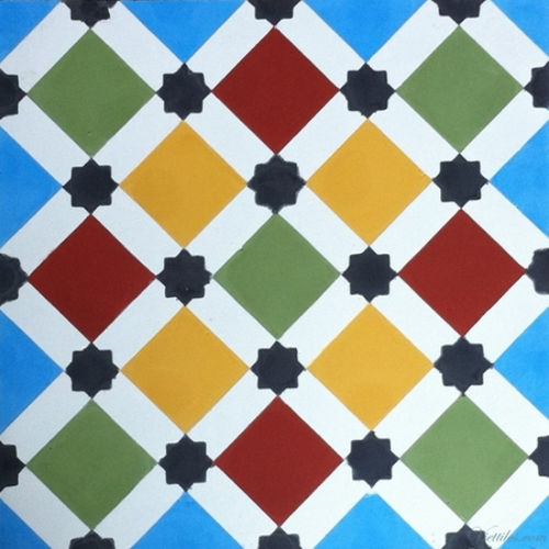 Carreau de ciment mat - V20-055 - Viet Tiles Corporation - d'intérieur / de sol / mural