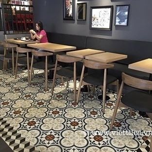Carreau de ciment d'intérieur - V20-098 - Viet Tiles Corporation - de sol / mural / carré