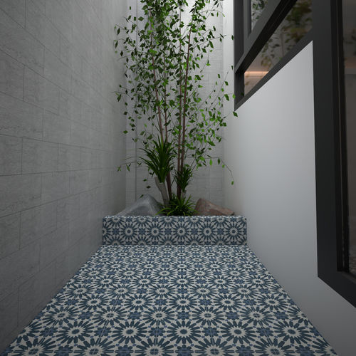 Carreau de ciment mat - V20-170 - Viet Tiles Corporation - d'intérieur / d'extérieur / de sol