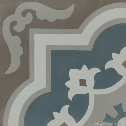 Carreau de ciment d'intérieur - V20-013 - Viet Tiles Corporation - de salle de bain / de cuisine / de salon