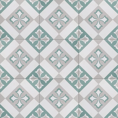 Carreau de ciment d'intérieur - V20-501 - Viet Tiles Corporation - d'extérieur / de sol / mural