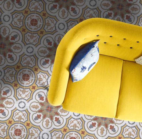 Carreau de ciment en ciment - V20-050 - Viet Tiles Corporation - mat / d'intérieur / d'extérieur