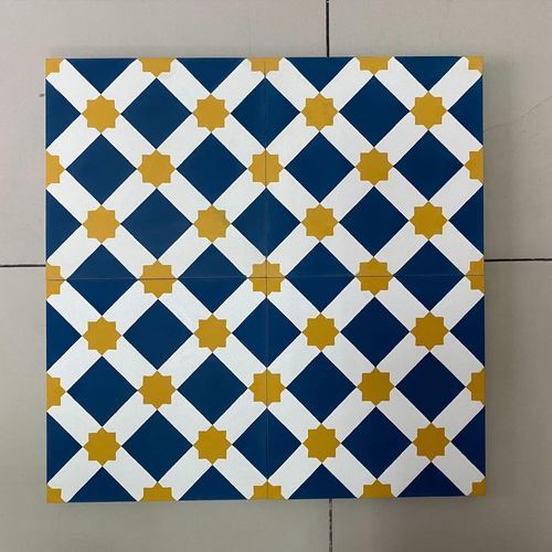 Carreau de ciment en ciment - V20-011-T02 - Viet Tiles Corporation - mat / à relief / d'intérieur