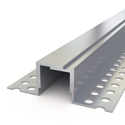 Joint de dilatation en inox - JDH 6.32 - GV2 VEDA FRANCE - pour plancher / pour sol / pour dalle de béton de plancher