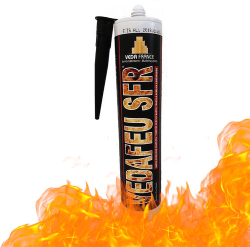 Mastic résistant au feu - VEDAFEU SFR© - GV2 VEDA FRANCE - élastique / en acrylique / de protection