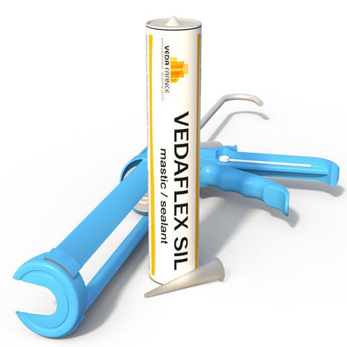 Mastic élastique - VEDAFLEX SIL - GV2 VEDA FRANCE - à base de résine de silicone / pour étanchéité / de protection