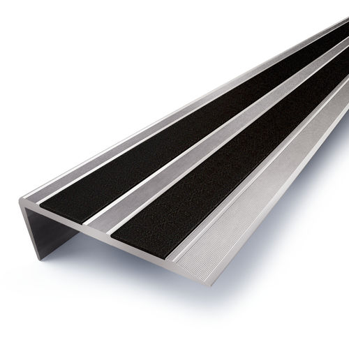 Profilé de finition en aluminium - NDM 1010 - GV2 VEDA FRANCE - pour marche / en L / noir