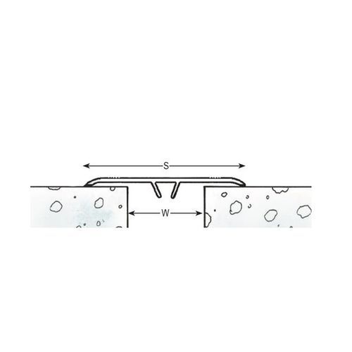 Couvre-joint en PVC - CJ 050 - GV2 VEDA FRANCE - en aluminium / pour sol / pour joint de dilatation