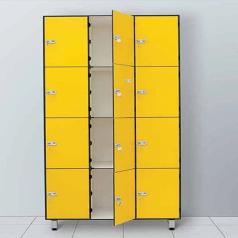Casier vestiaire en HPL - JLF-L088 - Guangdong Yuhua Building Materials Co.,Ltd. - pour école / professionnel