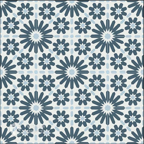 Carreau de ciment d'intérieur - CTS 19.11 - Vietnam cement tile corp - de sol / mural / 20x20 cm