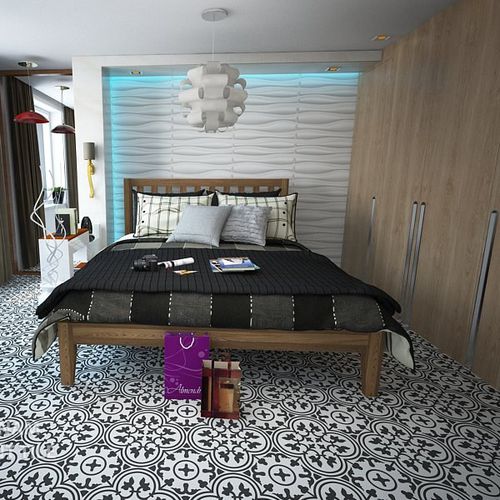 Carreau de ciment d'intérieur - CTS 2.1 - Vietnam cement tile corp - de sol / mural / 20x20 cm