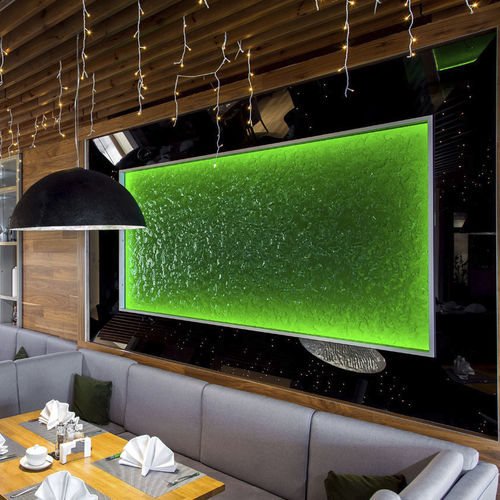 Panneau décoratif mural - FLORA - PlusObject - en verre / texturé