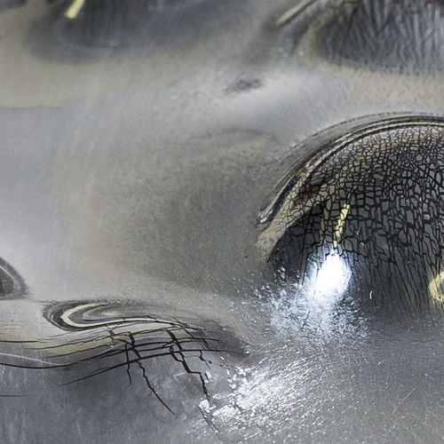Panneau décoratif mural - ANTHRACITE - PlusObject - en verre / texturé