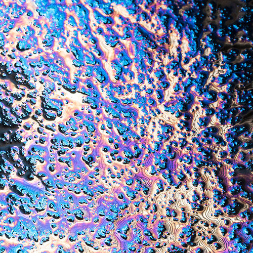 Panneau décoratif mural - BLUE GALAXY - PlusObject - en verre / texturé