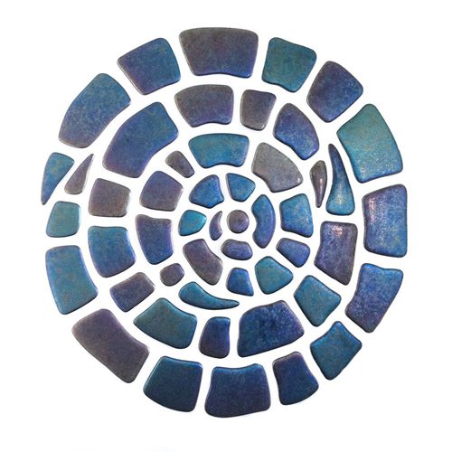 Panneau décoratif mural - SPIRAL CHAMELEON - PlusObject - en verre / miroir