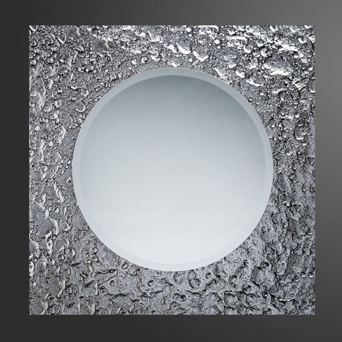 Miroir mural - CIRCLE IN THE SQUARE LUNA - PlusObject - contemporain / rond / carré