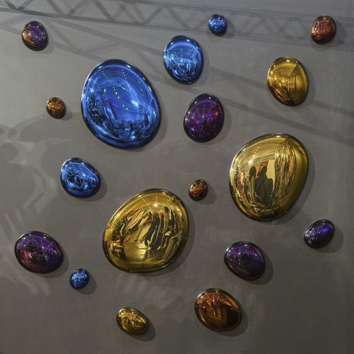 Sculpture en verre - 3D Drops - PlusObject - murale / professionnelle / multicolore