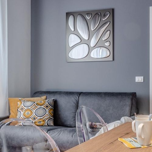 Panneau décoratif. en verre - 11 DROPS - PlusObject - pour agencement intérieur / 3D / résidentiel