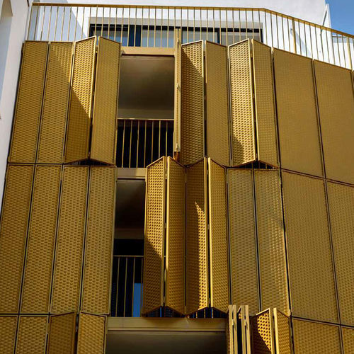 Brise-soleil aluminium - FPE - Soltec - en acier / pour façade / pour fenêtre