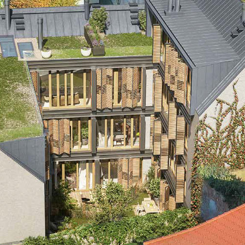 Brise-soleil en métal - FPE M - Soltec - pour façade / pour fenêtre / vertical