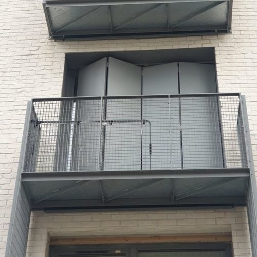 Brise-soleil en aluminium - FPE LQ44 - Soltec - pour fenêtre / vertical / motorisé