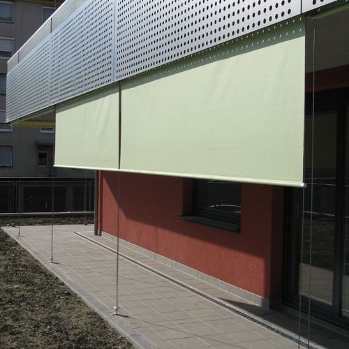 Store enrouleur - V ZIP - Soltec - intégré / pour fenêtre / en tissu