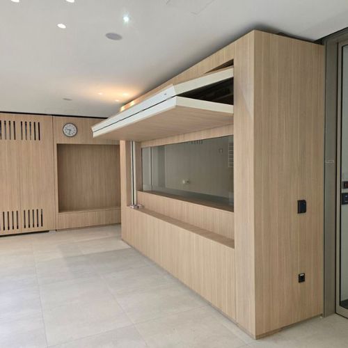 Volet à empilement - LPS 80 Interior - Soltec - en bois / aspect bois / pour porte