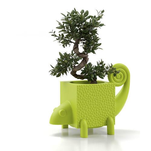 Pot de fleur en polyéthylène - CAMA DEEP - Lyxo Design - résistant aux UV / résidentiel / blanc