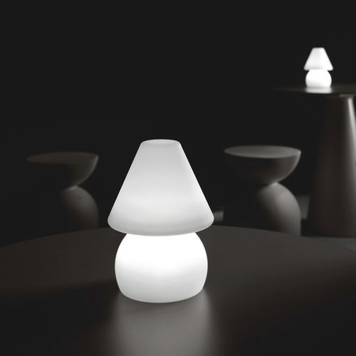 Lampe de table - MY LIGHT - Lyxo Design - en polyéthylène / de style / rechargeable