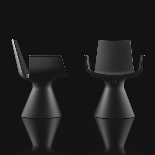 Fauteuil contemporain - LIRA - Lyxo Design - en polyéthylène / en polyéthylène / d'éco-conception