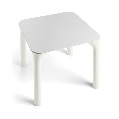 Table contemporaine - PURE - Lyxo Design - en polyéthylène / en HPL / avec piètement en polyéthylène